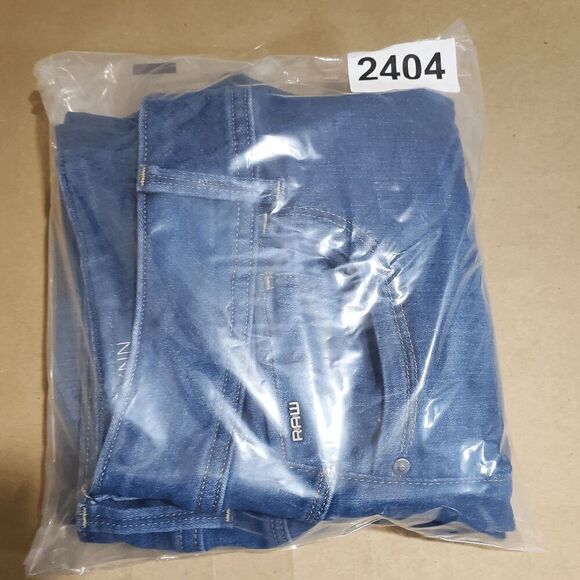 G Star Raw Jeans Womens 30x32 Blue Denim Mid Rise Flat Front Lynn Skinny Leg Y2k - Picture 13 of 13